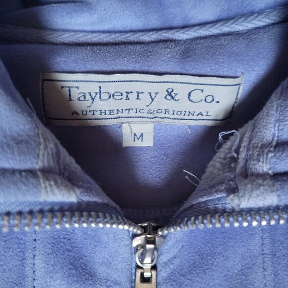 Tayberry & Co. -Light Blue Faux Suede Jacket - Picture 3 of 3